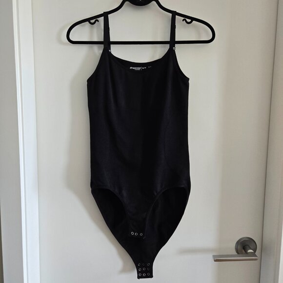 Shapermint Essentials All Day Every Day Scoop Neck Bodysuit - Black / XL - Picture 5 of 9